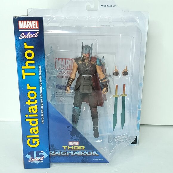 Diamond Select Marvel Gladiator Thor  Ragnarok Movie Action Figure NEW Sealed - Picture 1 of 5